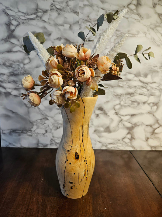 Vase en érable coti parfait pour vos fleurs séchées